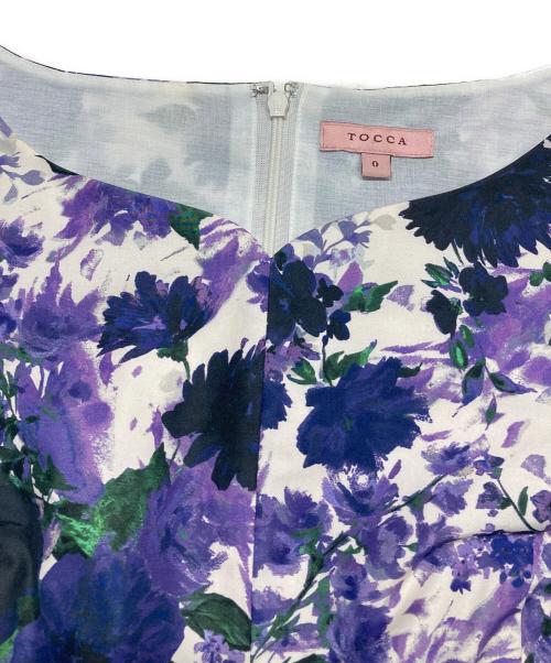 TOCCA（トッカ）TOCCA (トッカ) LOVE GARDEN ドレス パープルの古着・服飾アイテム