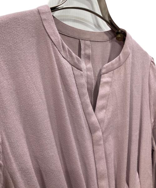 ANAYI（アナイ）ANAYI (アナイ) ソフトアムンゼンタックフレアワンピース ピンク サイズ:36の古着・服飾アイテム