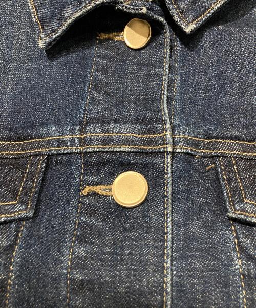 ANAYI（アナイ）ANAYI (アナイ) ストレッチデニムペプラム ジャケット インディゴ サイズ:38の古着・服飾アイテム