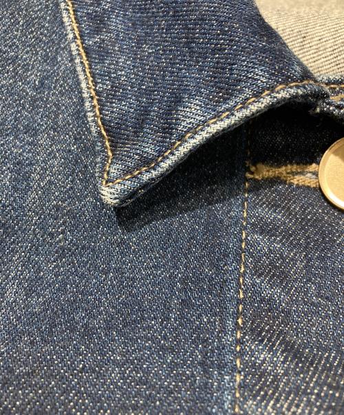 ANAYI（アナイ）ANAYI (アナイ) ストレッチデニムペプラム ジャケット インディゴ サイズ:38の古着・服飾アイテム