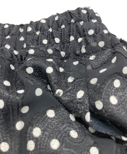 FRAPBOIS（フラボア）FRAPBOIS (フラボア) シフォンカットパンツ ブラック サイズ:1の古着・服飾アイテム