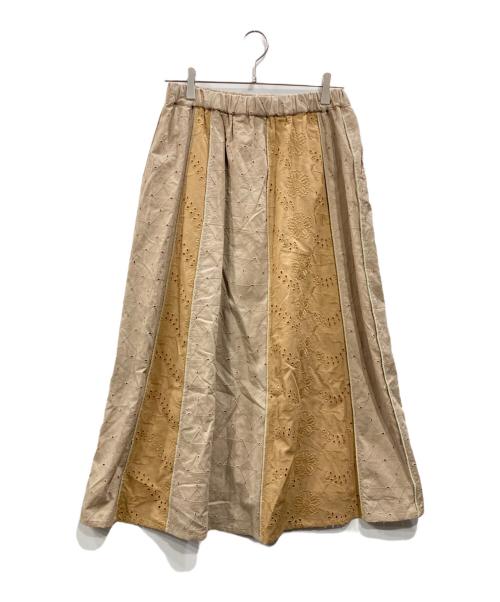 FRAPBOIS（フラボア）FRAPBOIS (フラボア) レレースカート ベージュ サイズ:Sの古着・服飾アイテム