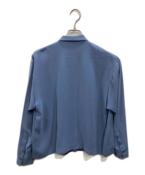 RIM.ARK（リムアーク）RIM.ARK (リムアーク) Tuck detail soft shirt ブルー サイズ:SIZE36の古着・服飾アイテム