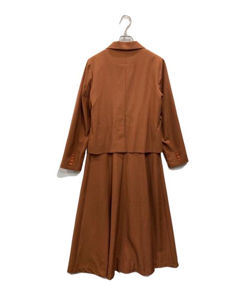 Ameri（アメリ）AMERI (アメリ) BUSTIER SET JACKET DRESS（ビスチェセットジャケットドレス） ブラウン サイズ:SIZE Mの古着・服飾アイテム