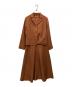 AMERI（アメリ）の古着「BUSTIER SET JACKET DRESS（ビスチェセットジャケットドレス）」｜ブラウン