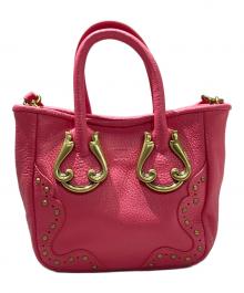 ANNA SUI（アナスイ）の古着「マグノリア2way ミニショルダーバッグ」｜ピンク