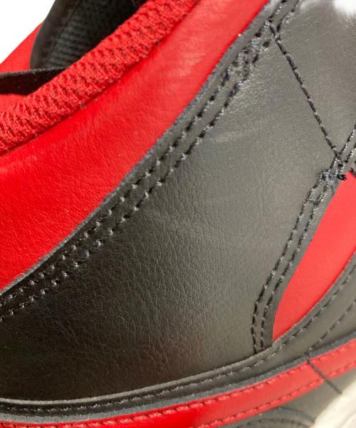 NIKE（ナイキ）NIKE (ナイキ) AIR JORDAN 1 MID レッド×ブラック サイズ:8の古着・服飾アイテム