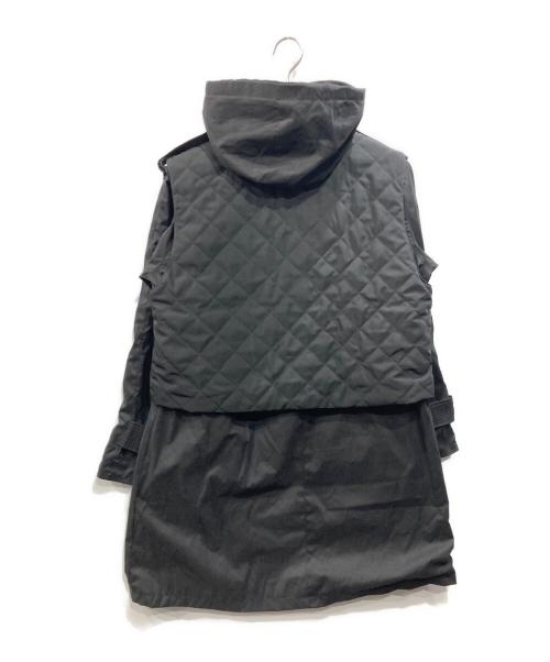 Desigual（デシグアル）Desigual (デシグアル) 2イン1コート ベスト付き ブラック サイズ:Lの古着・服飾アイテム