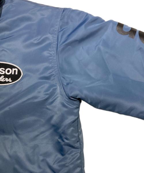 VANSON（バンソン）VANSON (バンソン) CUSTOM BOA LINING COACH JACKET ブルー サイズ:Lの古着・服飾アイテム
