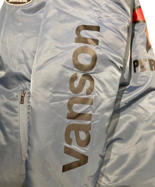 VANSON（バンソン）VANSON (バンソン) CUSTOM BOA LINING COACH JACKET ブルー サイズ:Lの古着・服飾アイテム