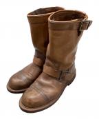 RED WINGレッドウィング）の古着「エンジニアブーツ」｜ブラウン