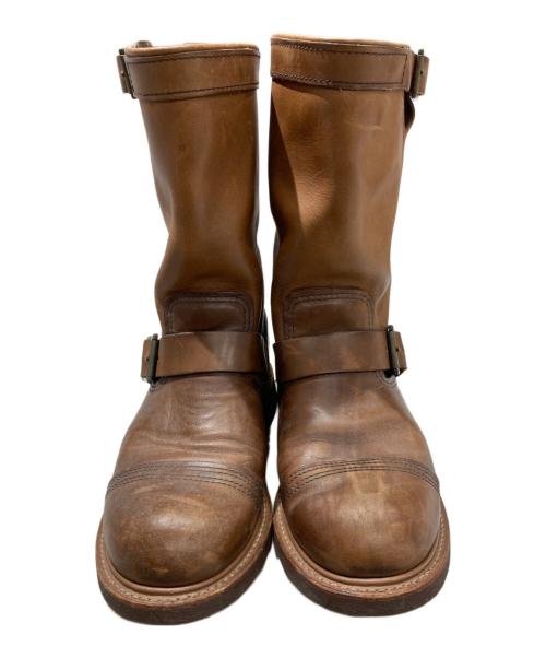RED WING（レッドウィング）RED WING (レッドウィング) エンジニアブーツ ブラウン サイズ:US8の古着・服飾アイテム
