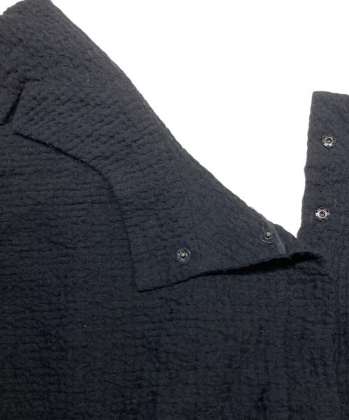 LIMI feu（リミフゥ）LIMI feu (リミフゥ) 変形シルエットアンゴラ混ポンチョ ブラック サイズ:Sの古着・服飾アイテム