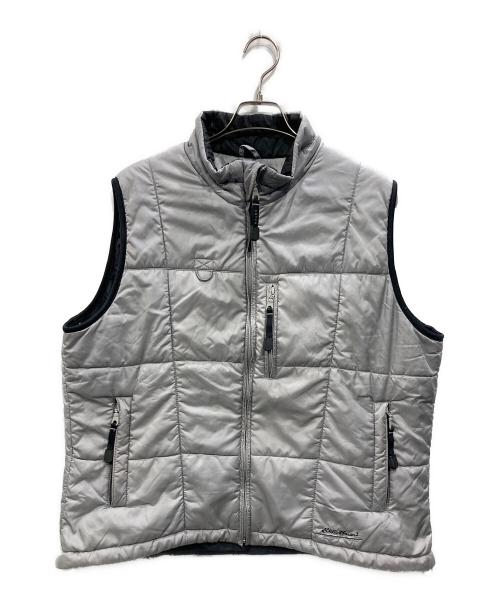 Eddie Bauer（エディーバウアー）Eddie Bauer (エディーバウアー) 中綿ベスト グレー サイズ:SIZE Women's XLの古着・服飾アイテム