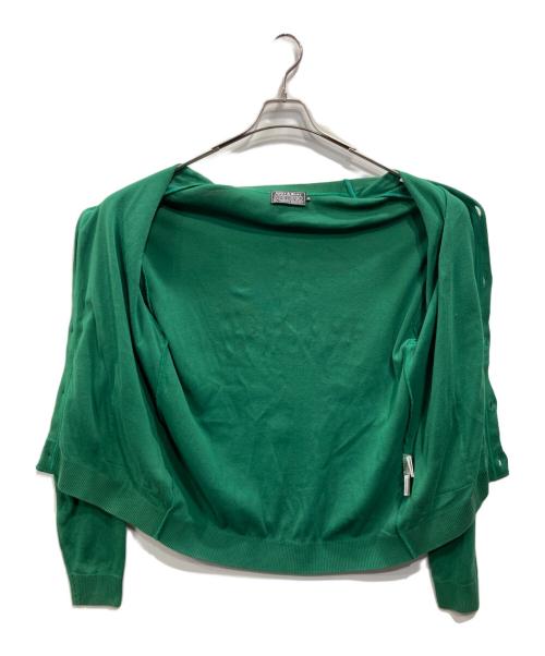 Hysteric Glamour（ヒステリックグラマー）Hysteric Glamour (ヒステリックグラマー) ニットカーディガン グリーン サイズ:SIZE XLの古着・服飾アイテム