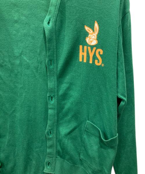 Hysteric Glamour（ヒステリックグラマー）Hysteric Glamour (ヒステリックグラマー) ニットカーディガン グリーン サイズ:SIZE XLの古着・服飾アイテム