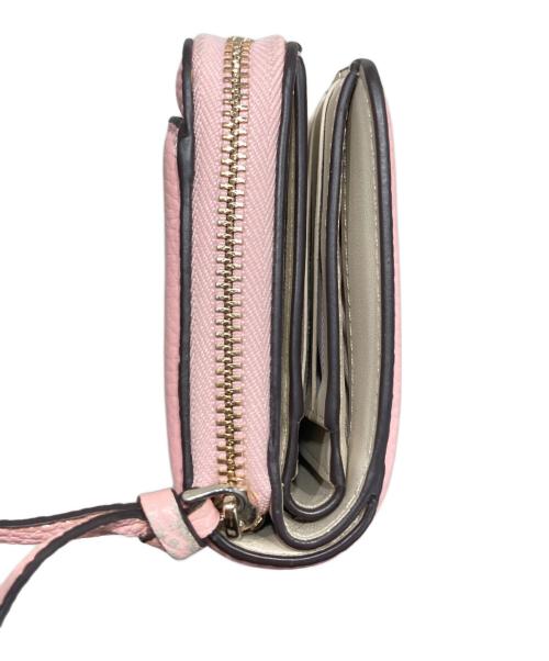 Kate Spade（ケイトスペード）Kate Spade (ケイトスペード) 2つ折り財布 ピンクの古着・服飾アイテム