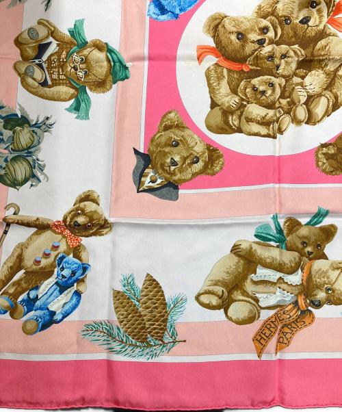 HERMES（エルメス）HERMES (エルメス) カレ90 ピンクの古着・服飾アイテム