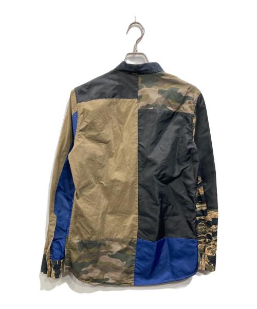 DIESEL（ディーゼル）DIESEL (ディーゼル) 切替シャツ マルチカラー サイズ:SIZE Mの古着・服飾アイテム