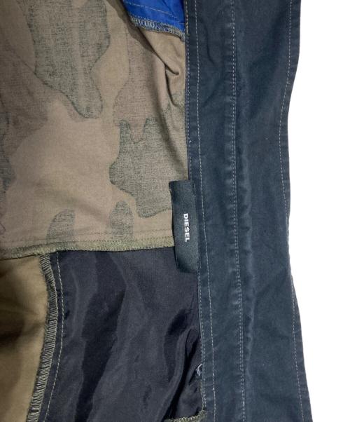 DIESEL（ディーゼル）DIESEL (ディーゼル) 切替シャツ マルチカラー サイズ:SIZE Mの古着・服飾アイテム