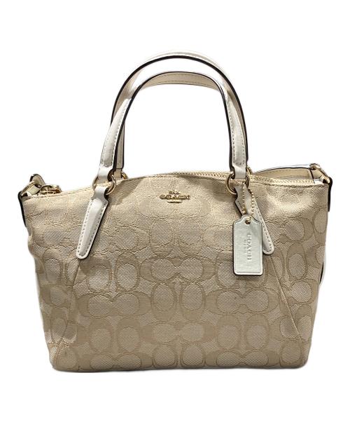 COACH（コーチ）COACH (コーチ) 2WAYバッグ ベージュの古着・服飾アイテム