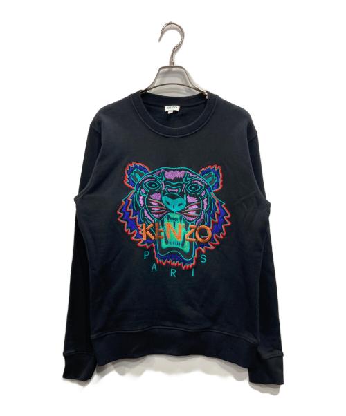 KENZO（ケンゾー）KENZO (ケンゾー) クルーネックスウェット ブラック サイズ:Mの古着・服飾アイテム