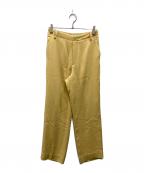 ESTNATIONエストネーション）の古着「カラーパンツ」｜イエロー