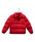 LACOSTE (ラコステ) バックステッチショートダウンジャケット レッド サイズ:S/M：14000円