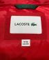 中古・古着 LACOSTE (ラコステ) バックステッチショートダウンジャケット レッド サイズ:S/M：14000円