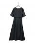 Her lip to（ハーリップトゥ）の古着「Adelaide Slit Sleeve Belted Dress」｜ブラック