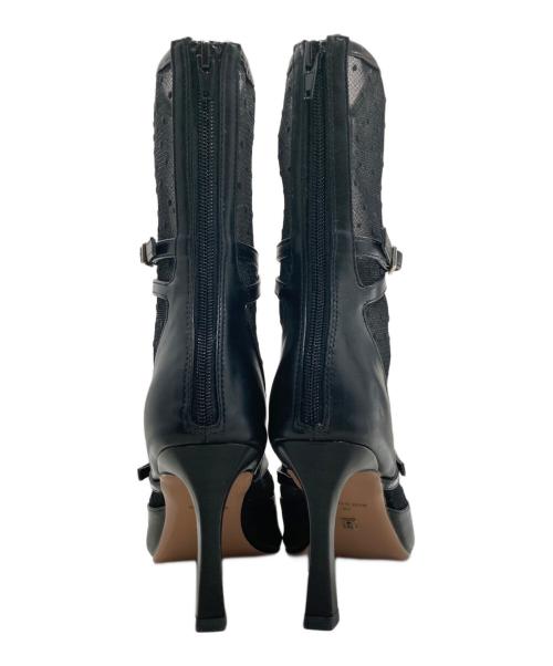 HER LIP TO（ハーリップトゥ）Her lip to (ハーリップトゥ) Double Belt Ankle Boots ブラック サイズ:38の古着・服飾アイテム