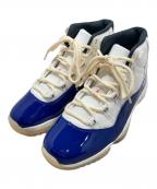 NIKEナイキ）の古着「Air Jordan 11 Retro」｜ブルー×ホワイト