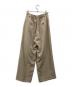 simplicite (シンプリシテ) アシンメトリータックパンツ ベージュ サイズ:M：4000円