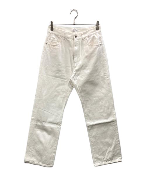 BEAUTY&YOUTH（ビューティーアンドユース）BEAUTY&YOUTH (ビューティーアンドユース) ストレートデニムパンツ ホワイト サイズ:Mの古着・服飾アイテム