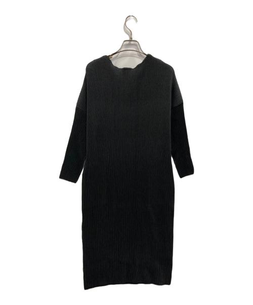 SPECCHIO（スペッチオ）SPECCHIO (スペッチオ) プリーツワンピース ブラック サイズ:40の古着・服飾アイテム