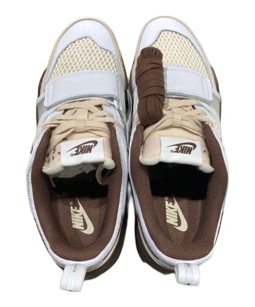 NIKE（ナイキ）NIKE (ナイキ) TRAVIS SCOTT (トラヴィススコット) Zoom Field Jaxx ホワイト×ブラウン サイズ:26.5の古着・服飾アイテム