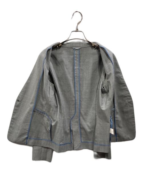 green label relaxing（グリーンレーベルリラクシング）green label relaxing (グリーンレーベルリラクシング) ノーカラージャケット グレー サイズ:40の古着・服飾アイテム