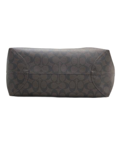 COACH（コーチ）COACH (コーチ) シティ トート シグネチャー キャンバス ウィズ ヴァーシティ モチーフ ブラウンの古着・服飾アイテム
