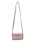 Kate Spade (ケイトスペード) スペード リンク PVC レザー スモール フラップ クロスボディー ピンク：8000円