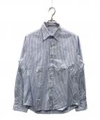 finamore×BARNEYS NEWYORKフィナモレ×バーニーズ・ニューヨーク）の古着「ボタンダウンシャツ」｜サックスブルー