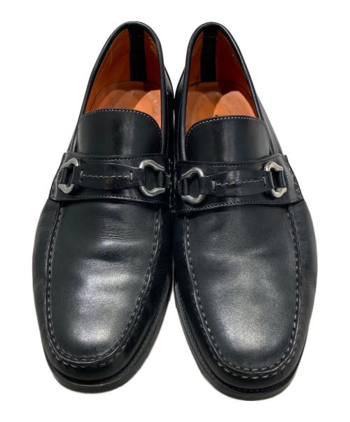 Santoni（サントーニ）Santoni (サントーニ) ホースビットローファー ブラック サイズ:8の古着・服飾アイテム