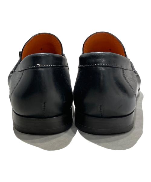 Santoni（サントーニ）Santoni (サントーニ) ホースビットローファー ブラック サイズ:8の古着・服飾アイテム