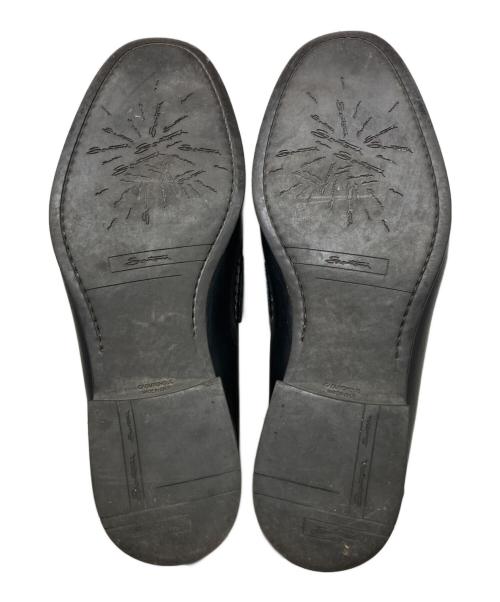 Santoni（サントーニ）Santoni (サントーニ) ホースビットローファー ブラック サイズ:8の古着・服飾アイテム