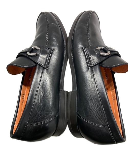 Santoni（サントーニ）Santoni (サントーニ) ホースビットローファー ブラック サイズ:8の古着・服飾アイテム