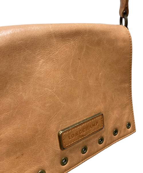 LONGCHAMP（ロンシャン）LONGCHAMP (ロンシャン) KATE MOSS (ケイト モス) ショルダーバッグ ベージュの古着・服飾アイテム