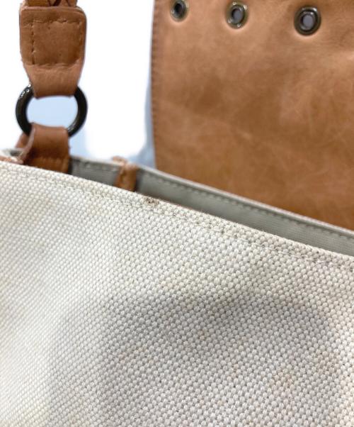 LONGCHAMP（ロンシャン）LONGCHAMP (ロンシャン) KATE MOSS (ケイト モス) ショルダーバッグ ベージュの古着・服飾アイテム