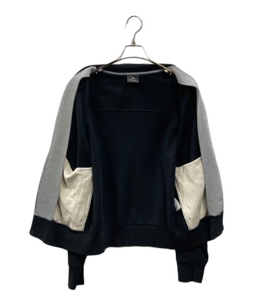 PS Paul Smith（ＰＳポールスミス）PS Paul Smith (ＰＳポールスミス) スウェットブルゾン ブラック サイズ:Lの古着・服飾アイテム