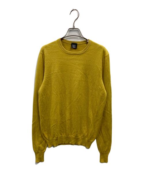 BAFY（バフィー）BAFY (バフィー) クルーネックニット イエロー サイズ:SIZE 46の古着・服飾アイテム