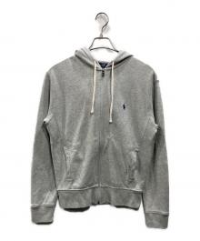 POLO RALPH LAUREN（ポロ・ラルフローレン）の古着「ジップパーカー」｜グレー