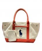 RALPH LAURENラルフローレン）の古着「トートバッグ」｜オレンジ